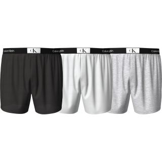 CALVIN KLEIN BOXER ΥΦΑΣΜΑ ΜΟΝΟΧΡΩΜΑ 3 PACK - BOXER στο kalimeratzis.com 