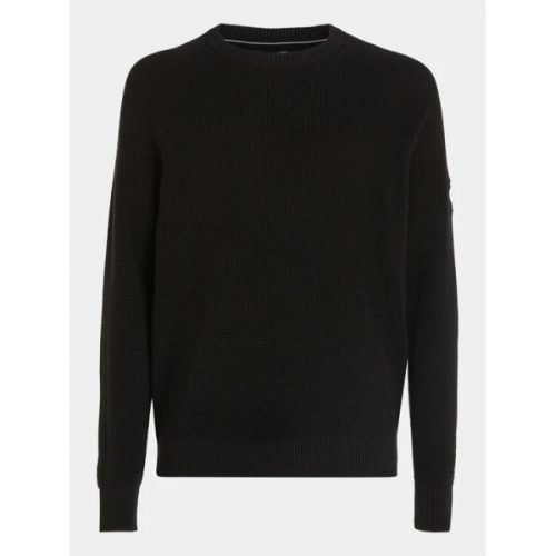 CALVIN KLEIN JEANS BADGE EASY SWEATER - ΠΛΕΚΤΑ στο kalimeratzis.com 