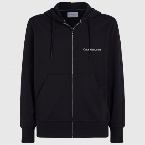 CALVIN KLEIN JEANS INSITUTIONAL ZIP THROUGH HOODIE - ΖΑΚΕΤΕΣ στο kalimeratzis.com 