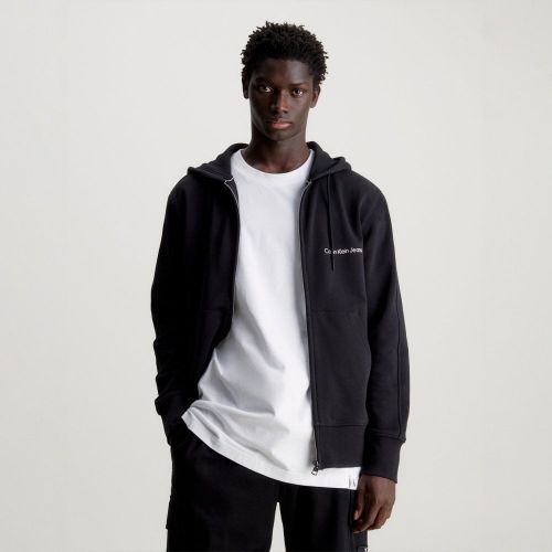 CALVIN KLEIN JEANS INSITUTIONAL ZIP THROUGH HOODIE - ΖΑΚΕΤΕΣ στο kalimeratzis.com 