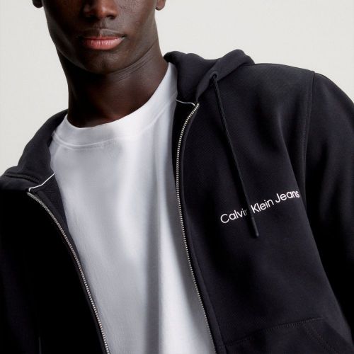 CALVIN KLEIN JEANS INSITUTIONAL ZIP THROUGH HOODIE - ΖΑΚΕΤΕΣ στο kalimeratzis.com 