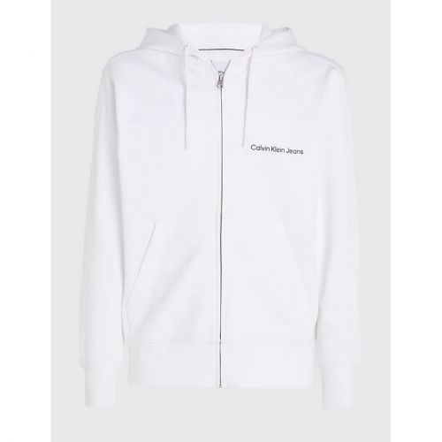 CALVIN KLEIN JEANS INSITUTIONAL ZIP THROUGH HOODIE - ΖΑΚΕΤΕΣ στο kalimeratzis.com 