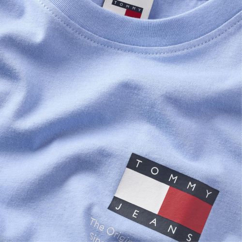 TOMMY JEANS SLIM ESSENTIAL FLAG TEE - T-SHIRTS στο kalimeratzis.com 