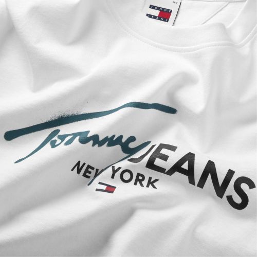 TOMMY JEANS REGULAR SPRAY POP COLOR TEE - T-SHIRTS στο kalimeratzis.com 