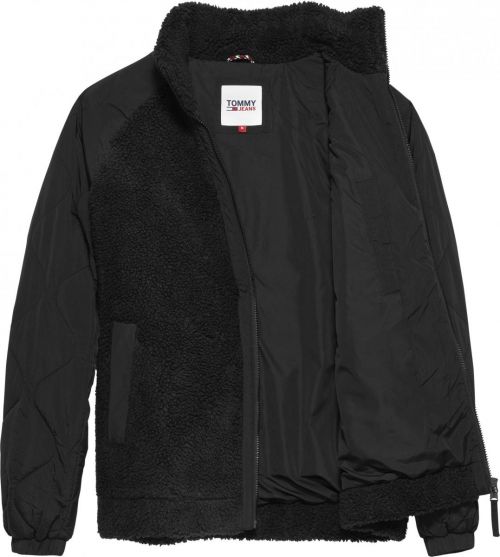 TOMMY JEANS MIX MEDIA SHERPA JACKET - ΜΠΟΥΦΑΝ στο kalimeratzis.com 