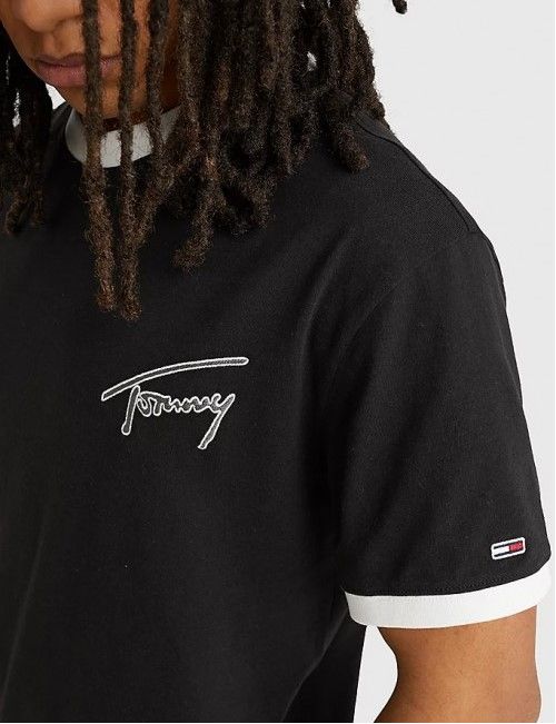 TOMMY JEANS SIGNATURE RINGER TEE - T-SHIRTS στο kalimeratzis.com 