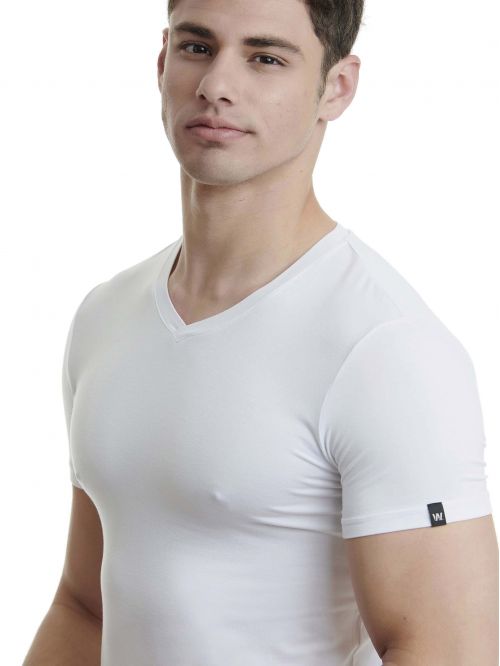 WALK MEN'S T-SHIRT BAMBOO ΛΑΙΜΟΚΟΨΗ ΜΕ V - ΦΑΝΕΛΛΕΣ στο kalimeratzis.com 