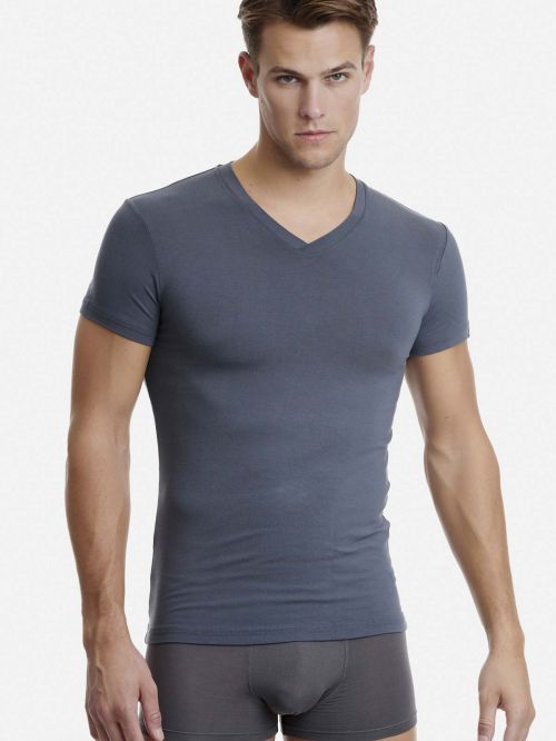 WALK MEN'S T-SHIRT BAMBOO ΛΑΙΜΟΚΟΨΗ ΜΕ V - ΦΑΝΕΛΛΕΣ στο kalimeratzis.com 