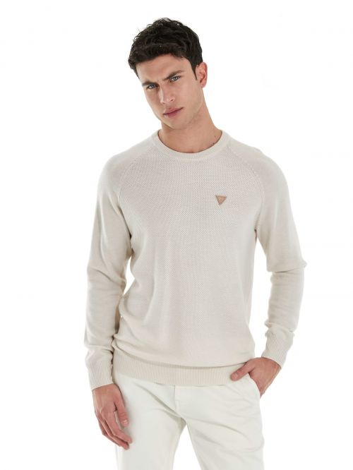 GUESS ALEC RAGLAN LS STITCH SWTR ΠΛΕΚΤΟ - ΠΛΕΚΤΑ στο kalimeratzis.com 