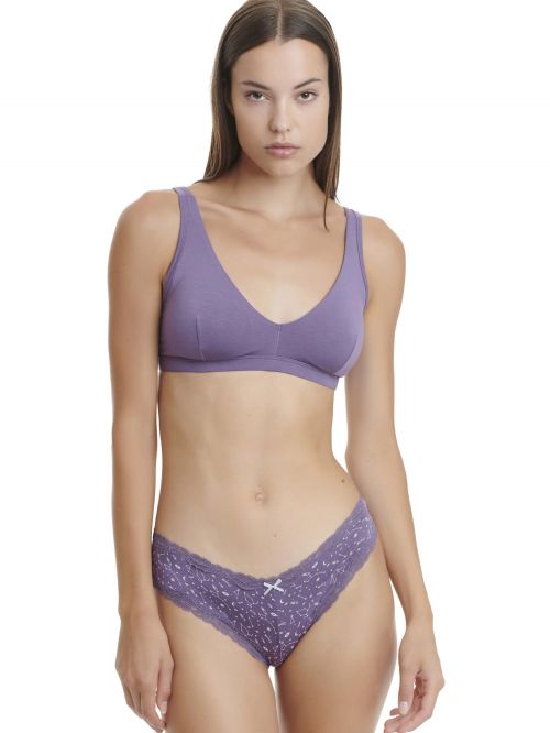 WALK WOMEN'S LACE BRIEF ΑΠO BAMBOO ΜΕ ΣΧΕΔΙΟ ΣΕΤ 2 ΤΕΜ. - ΣΛΙΠ στο kalimeratzis.com 