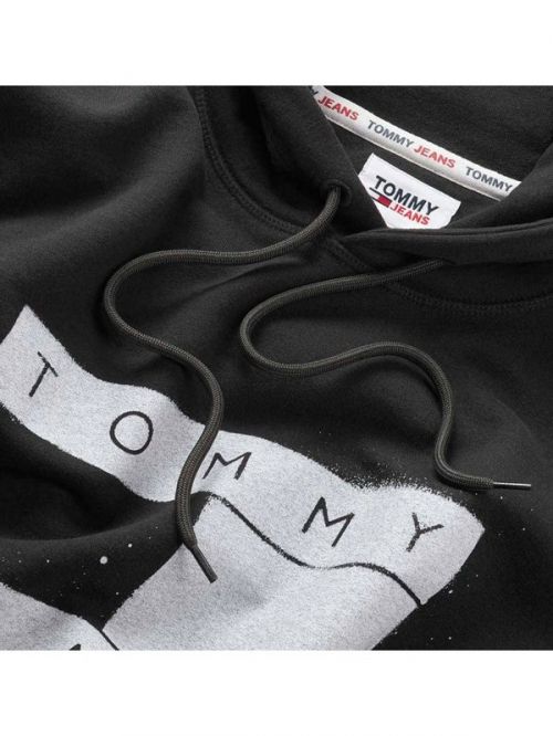 TOMMY JEANS FLAG SPRAY HOODIE - ΦΟΥΤΕΡ στο kalimeratzis.com 