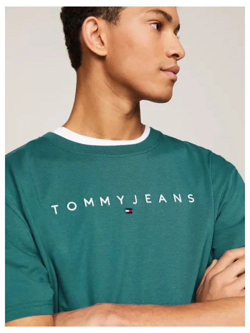 TOMMY JEANS REGULAR LINEAR LOGO TEE - T-SHIRTS στο kalimeratzis.com 