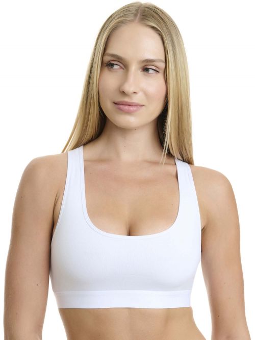 WALK TOP BRALETTE STRETCH COTTON ΜΕ ΠΑΡΤΟΥΣ ΩΜΟΥΣ - ΜΠΟΥΣΤΑΚΙΑ-ΑΘΛΗΤΙΚΑ στο kalimeratzis.com 