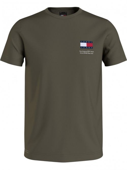 TOMMY JEANS SLIM ESSENTIAL FLAG TEE - T-SHIRTS στο kalimeratzis.com 