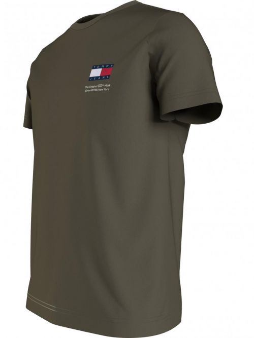 TOMMY JEANS SLIM ESSENTIAL FLAG TEE - T-SHIRTS στο kalimeratzis.com 