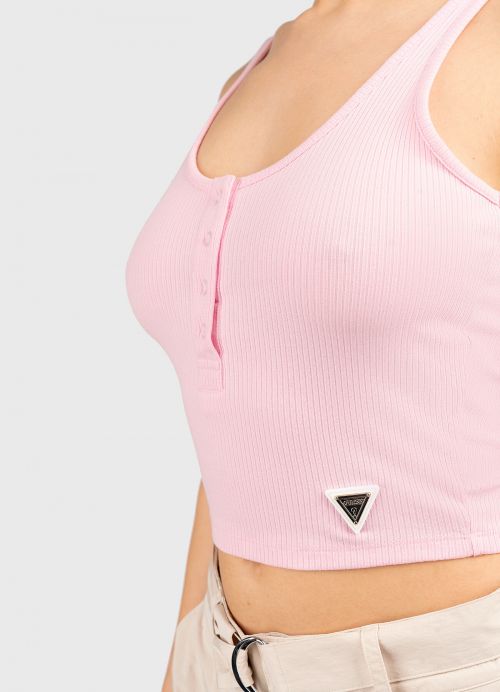 GUESS ATHLEISURE NYRA RIB ACTIVE TOP - ΜΠΛΟΥΖΕΣ στο kalimeratzis.com 