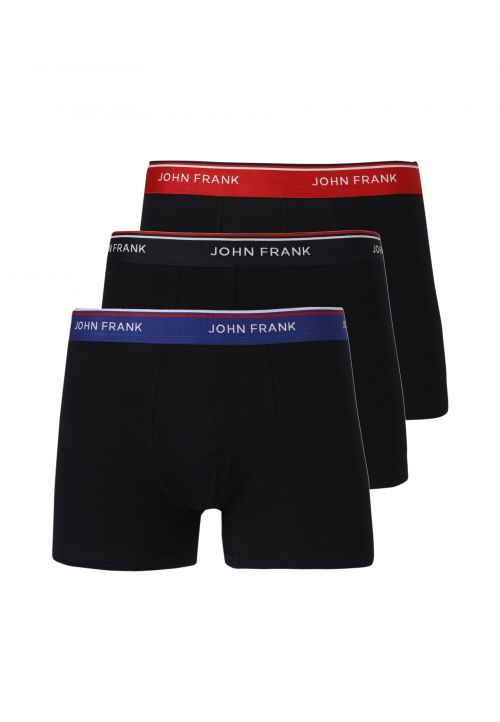 JOHN FRANK BASIC BRIGHT BOXER 3 PACK - BOXER στο kalimeratzis.com 