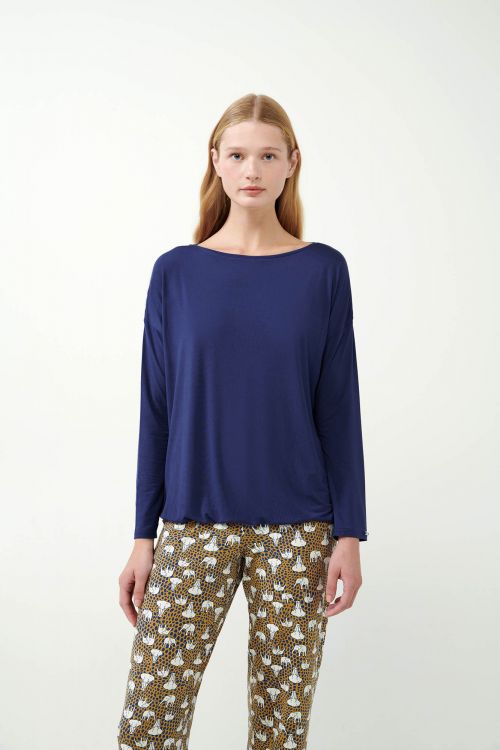 VAMP ΓΥΝΑΙΚΕΙΑ ΠΥΖΑΜΑ MICROMODAL ME ΛΑΣΤΙΧΟ - ΠΥΖΑΜΕΣ στο kalimeratzis.com 