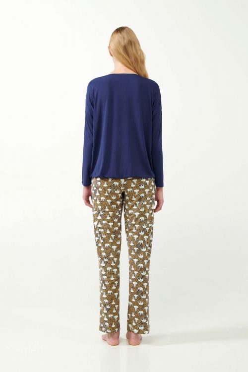 VAMP ΓΥΝΑΙΚΕΙΑ ΠΥΖΑΜΑ MICROMODAL ME ΛΑΣΤΙΧΟ - ΠΥΖΑΜΕΣ στο kalimeratzis.com 