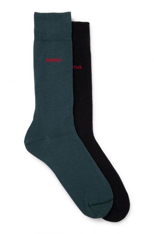 HUGO SOCKS 2PACK - BASIC στο kalimeratzis.com 