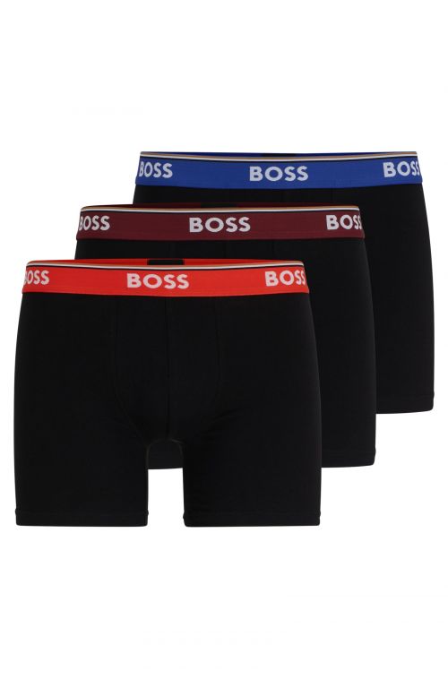 BOSS BOXER BR 3 PACK POWER ΜΑΚΡΥ ΠΟΔΙ - BOXER στο kalimeratzis.com 