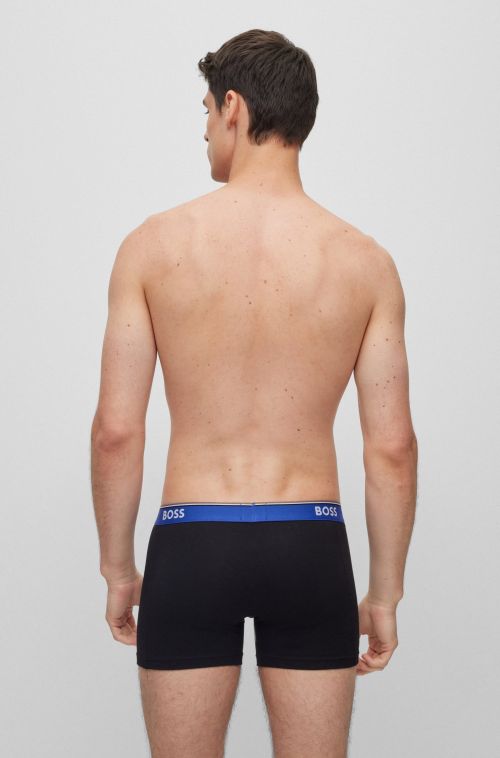 BOSS BOXER BR 3 PACK POWER ΜΑΚΡΥ ΠΟΔΙ - BOXER στο kalimeratzis.com 