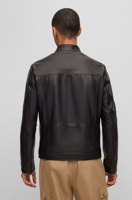 HUGO JACKET LEATHER - ΠΑΝΩΦΟΡΙΑ στο kalimeratzis.com 