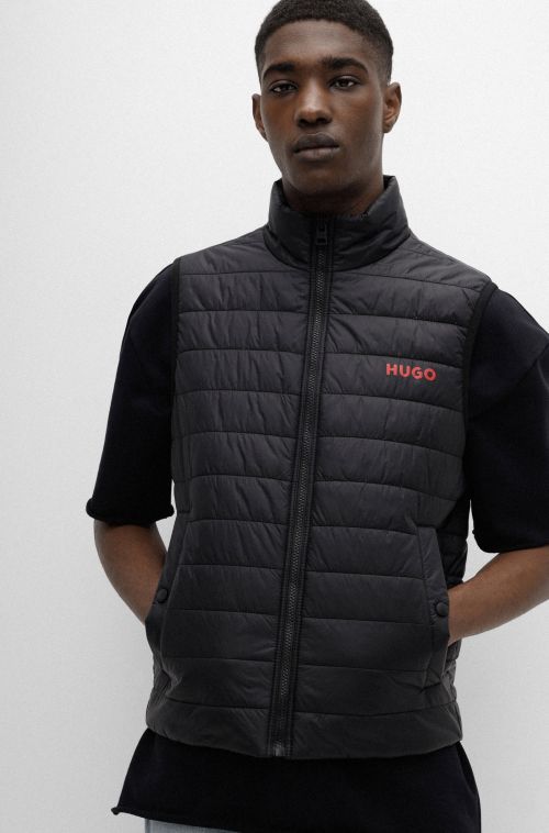 HUGO WATER-REPELLENT PADDED GILET BENTIΝΟ - ΜΠΟΥΦΑΝ στο kalimeratzis.com 