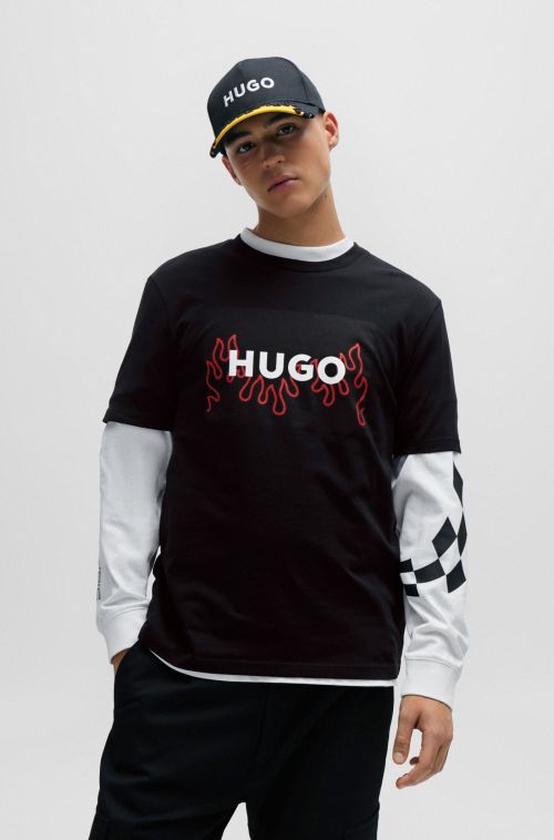 HUGO BOSS DULIVE T-SHIRT - T-SHIRTS στο kalimeratzis.com 