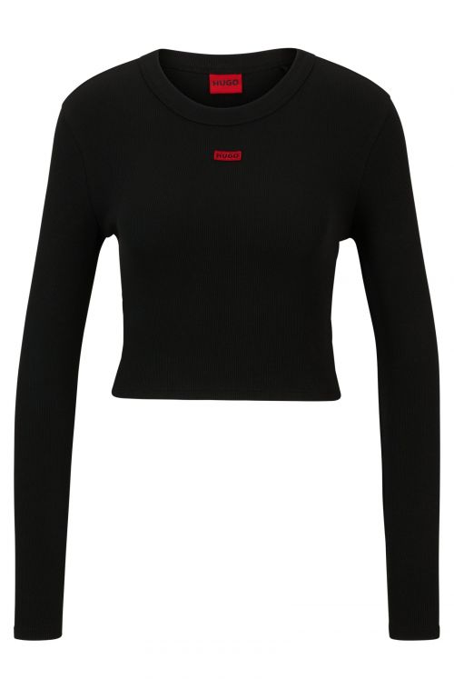 HUGO BOSS JERSEY DAFILOMENA T-SHIRT LONG SLEEVE - T-SHIRTS στο kalimeratzis.com 