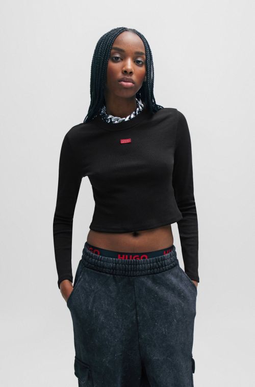 HUGO BOSS JERSEY DAFILOMENA T-SHIRT LONG SLEEVE - T-SHIRTS στο kalimeratzis.com 