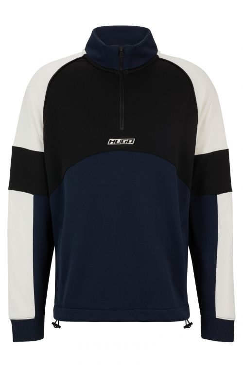 HUGO BOSS JERSEY HALF ZIP DAHITO - ΦΟΥΤΕΡ στο kalimeratzis.com 