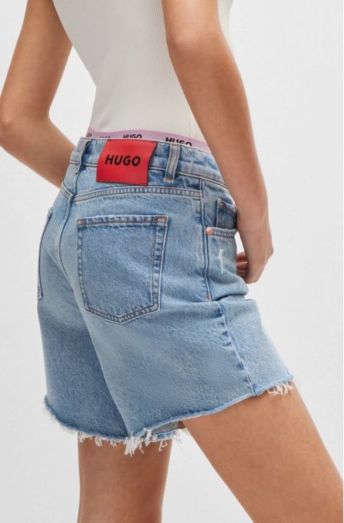 HUGO BOSS GEALEA SHORT JEAN - ΒΕΡΜΟΥΔΕΣ & ΣΟΡΤΣ στο kalimeratzis.com 